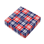 American Independence Day Plaid Print Outdoor Seat Cushion Cover