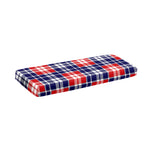 American Independence Day Plaid Print Piano Keyboard Cover