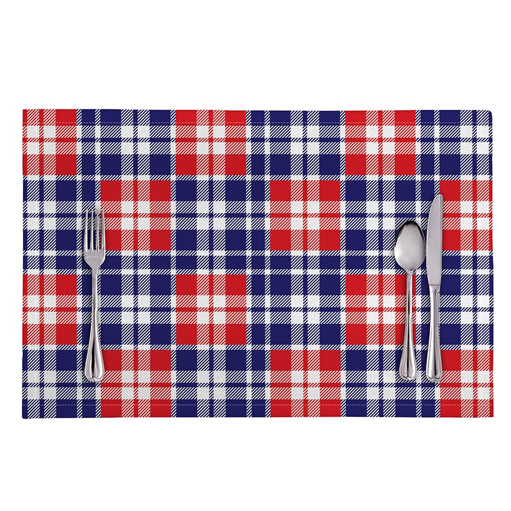 American Independence Day Plaid Print Placemat