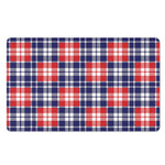 American Independence Day Plaid Print Polyester Doormat