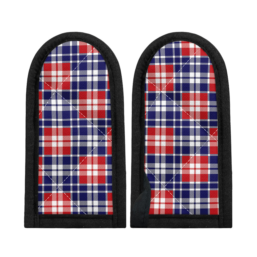 American Independence Day Plaid Print Skillet Handle Cover