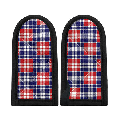 American Independence Day Plaid Print Skillet Handle Cover