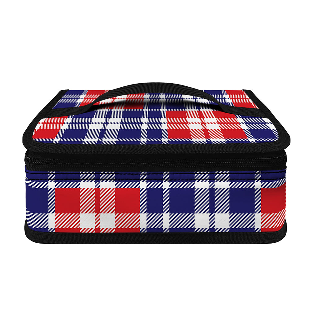 American Independence Day Plaid Print Small Lunch Bag