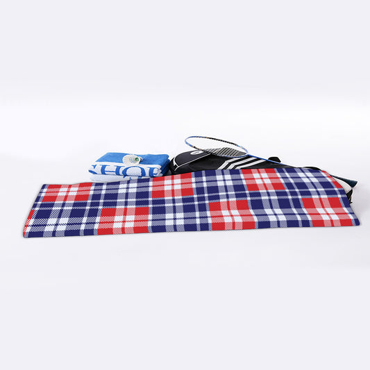 American Independence Day Plaid Print Sports Towel