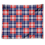 American Independence Day Plaid Print Tapestry
