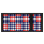 American Independence Day Plaid Print Trifold Wallet