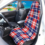 American Independence Day Plaid Print Waterproof Car Seat Cover