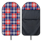 American Independence Day Plaid Print Waterproof Car Seat Cover