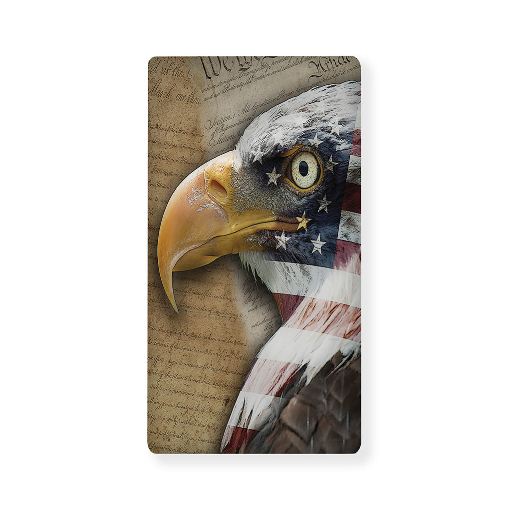 American Land Of Liberty Print Baby Crib Sheet