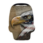 American Land Of Liberty Print Baby Seat Cover