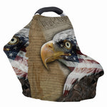 American Land Of Liberty Print Baby Seat Cover