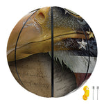 American Land Of Liberty Print Basketball