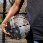 American Land Of Liberty Print Basketball