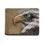 American Land Of Liberty Print Bifold Wallet