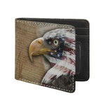 American Land Of Liberty Print Bifold Wallet