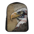 American Land Of Liberty Print Casual Backpack
