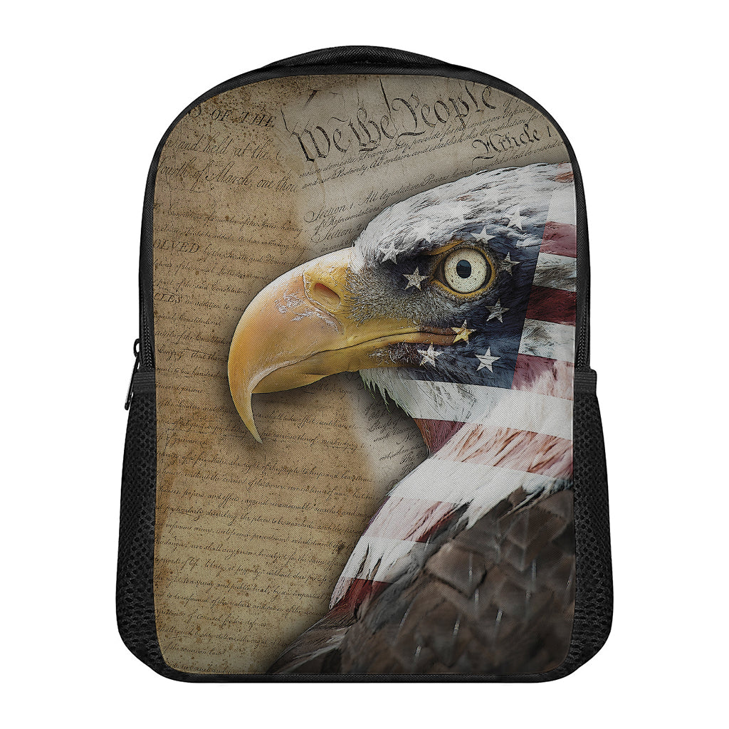 American Land Of Liberty Print Casual Backpack