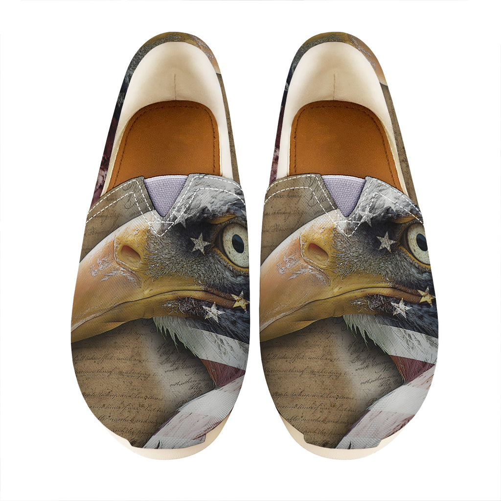 American Land Of Liberty Print Casual Shoes