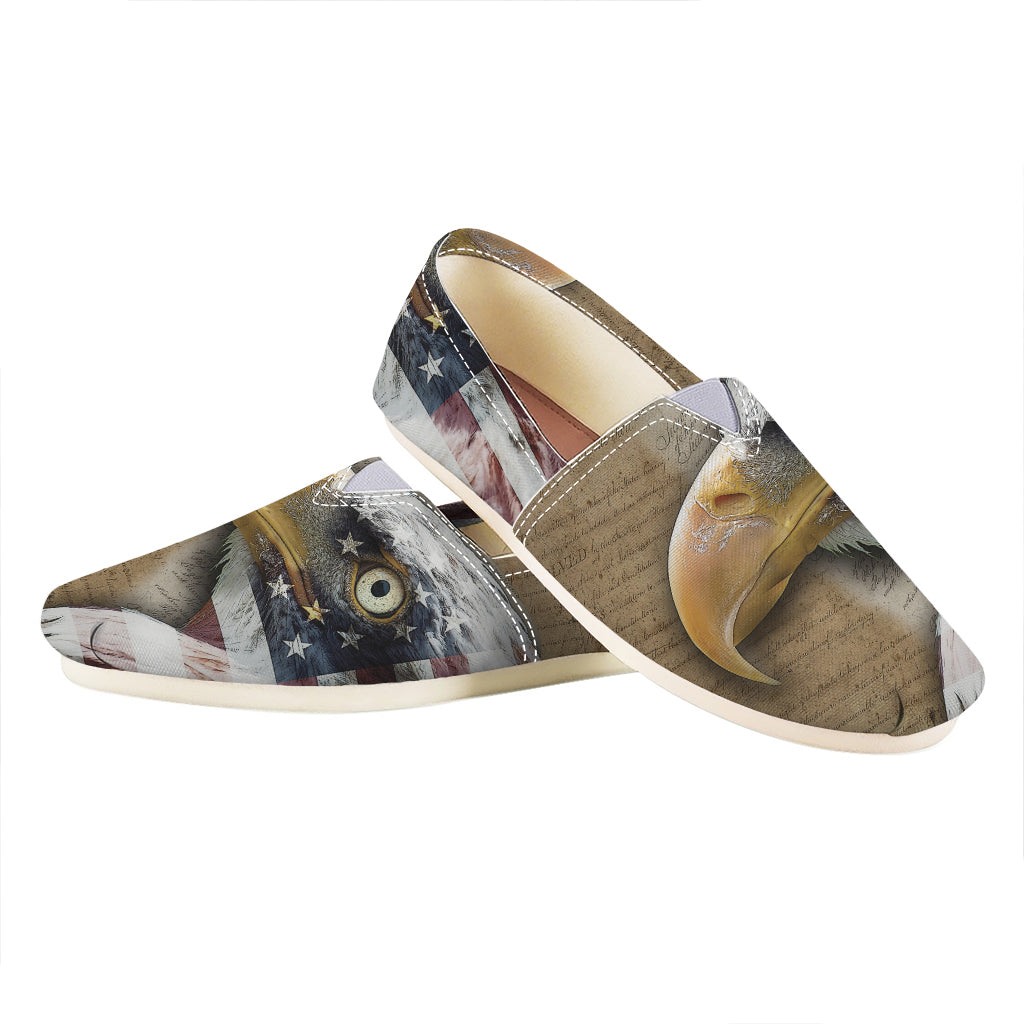 American Land Of Liberty Print Casual Shoes