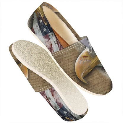 American Land Of Liberty Print Casual Shoes
