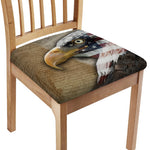 American Land Of Liberty Print Chair Cushion Cover