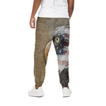 American Land Of Liberty Print Cotton Pants