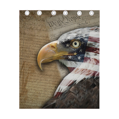 American Land Of Liberty Print Curtain