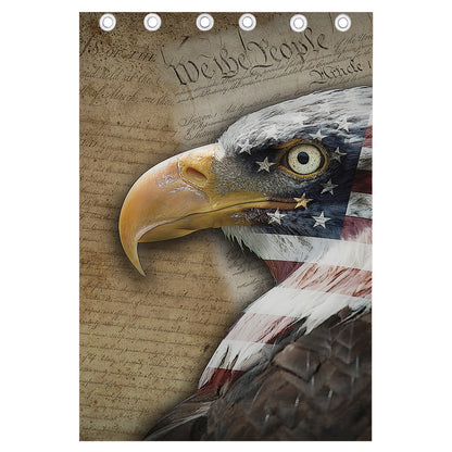 American Land Of Liberty Print Curtain