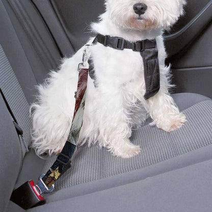 American Land Of Liberty Print Dog Seat Belt