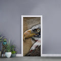 American Land Of Liberty Print Door Sticker