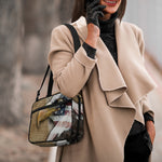 American Land Of Liberty Print Double Strap Bible Bag