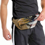 American Land Of Liberty Print Fanny Pack