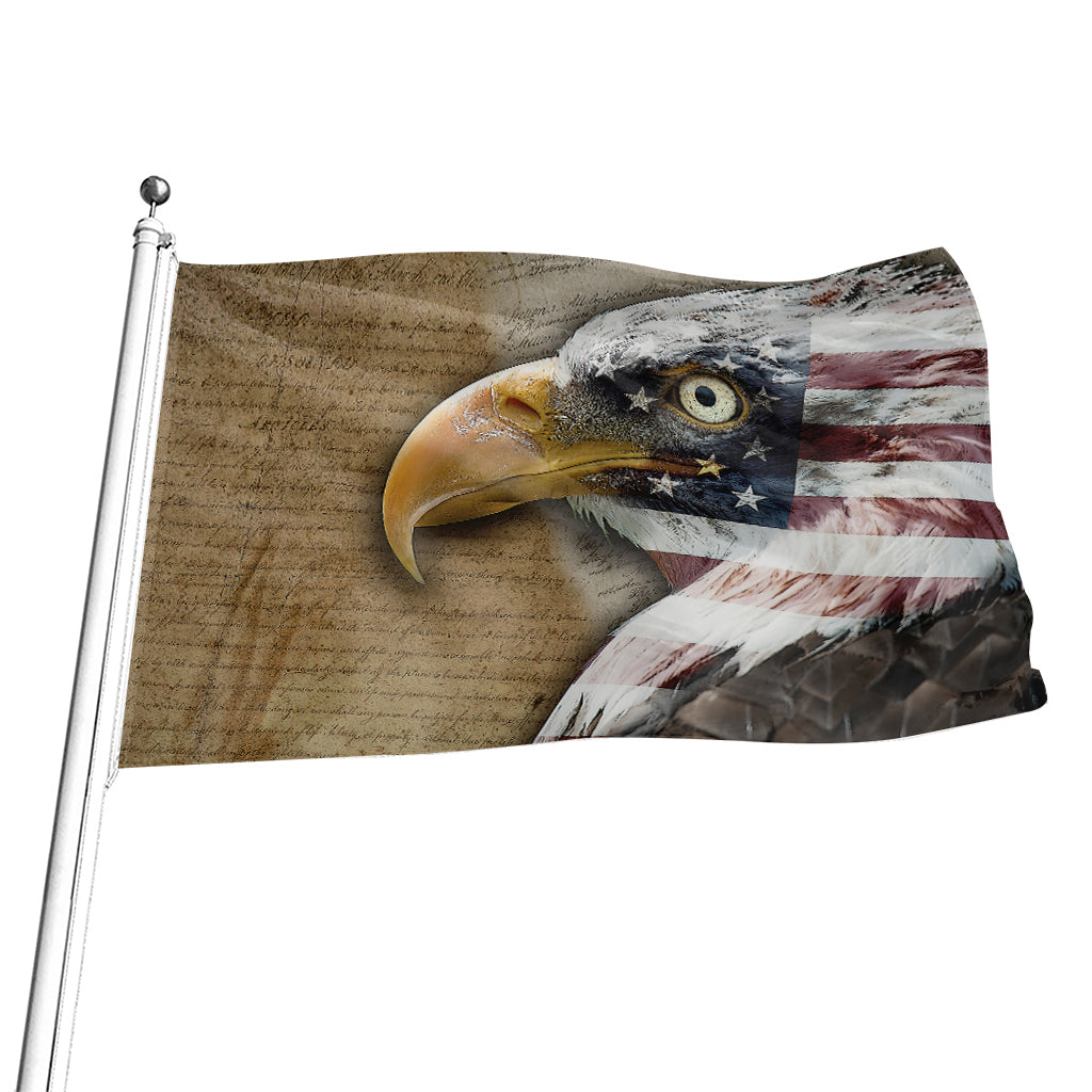 American Land Of Liberty Print Flag