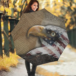 American Land Of Liberty Print Foldable Umbrella