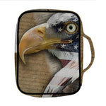 American Land Of Liberty Print Front Pocket Bible Bag