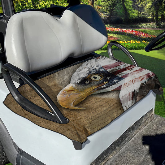 American Land Of Liberty Print Golf Cart Seat Cover