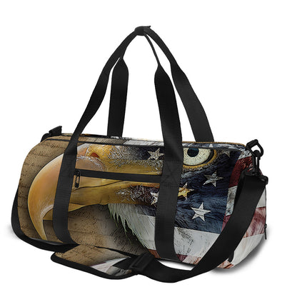 American Land Of Liberty Print Gym Bag