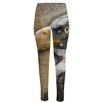 American Land Of Liberty Print High-Waisted Pocket Leggings