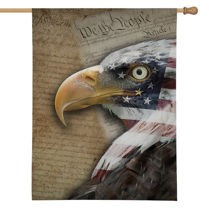 American Land Of Liberty Print House Flag