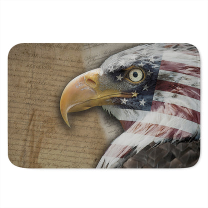 American Land Of Liberty Print Indoor Door Mat