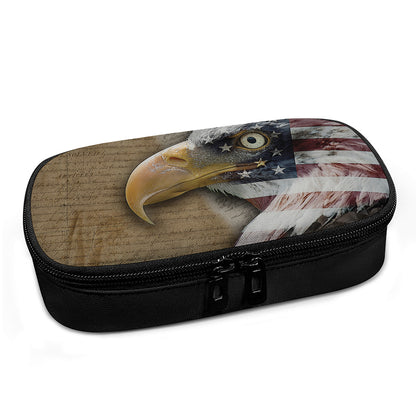 American Land Of Liberty Print Insulin Cooler Travel Case