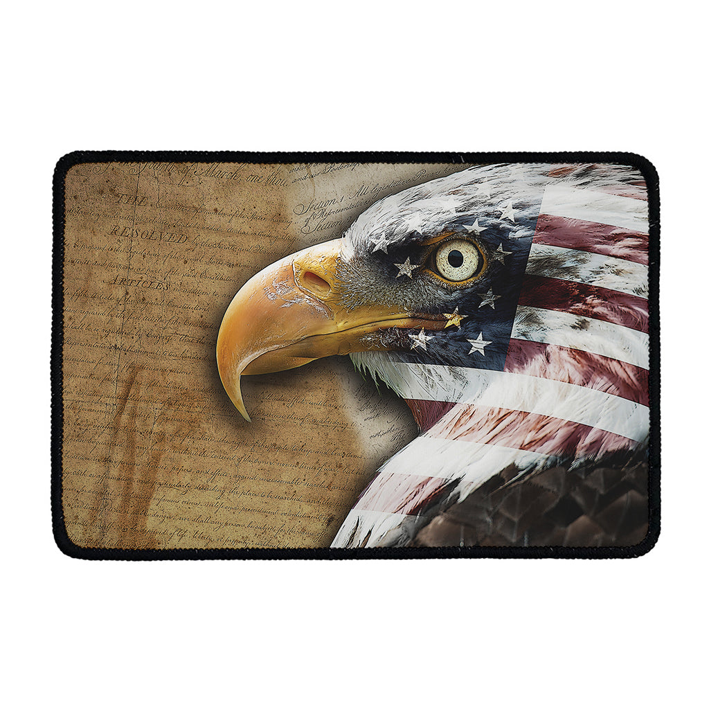 American Land Of Liberty Print Kitchen Mat