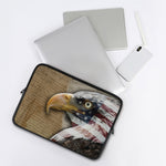 American Land Of Liberty Print Laptop Sleeve