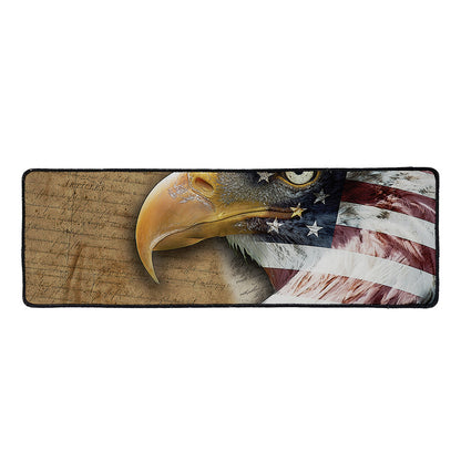 American Land Of Liberty Print Long Kitchen Mat