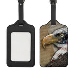 American Land Of Liberty Print Luggage Tag