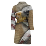 American Land Of Liberty Print Men's Bathrobe