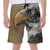 American Land Of Liberty Print Men's Beach Shorts