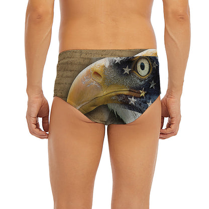 American Land Of Liberty Print Men's Briefs