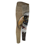 American Land Of Liberty Print Men's Compression Pants