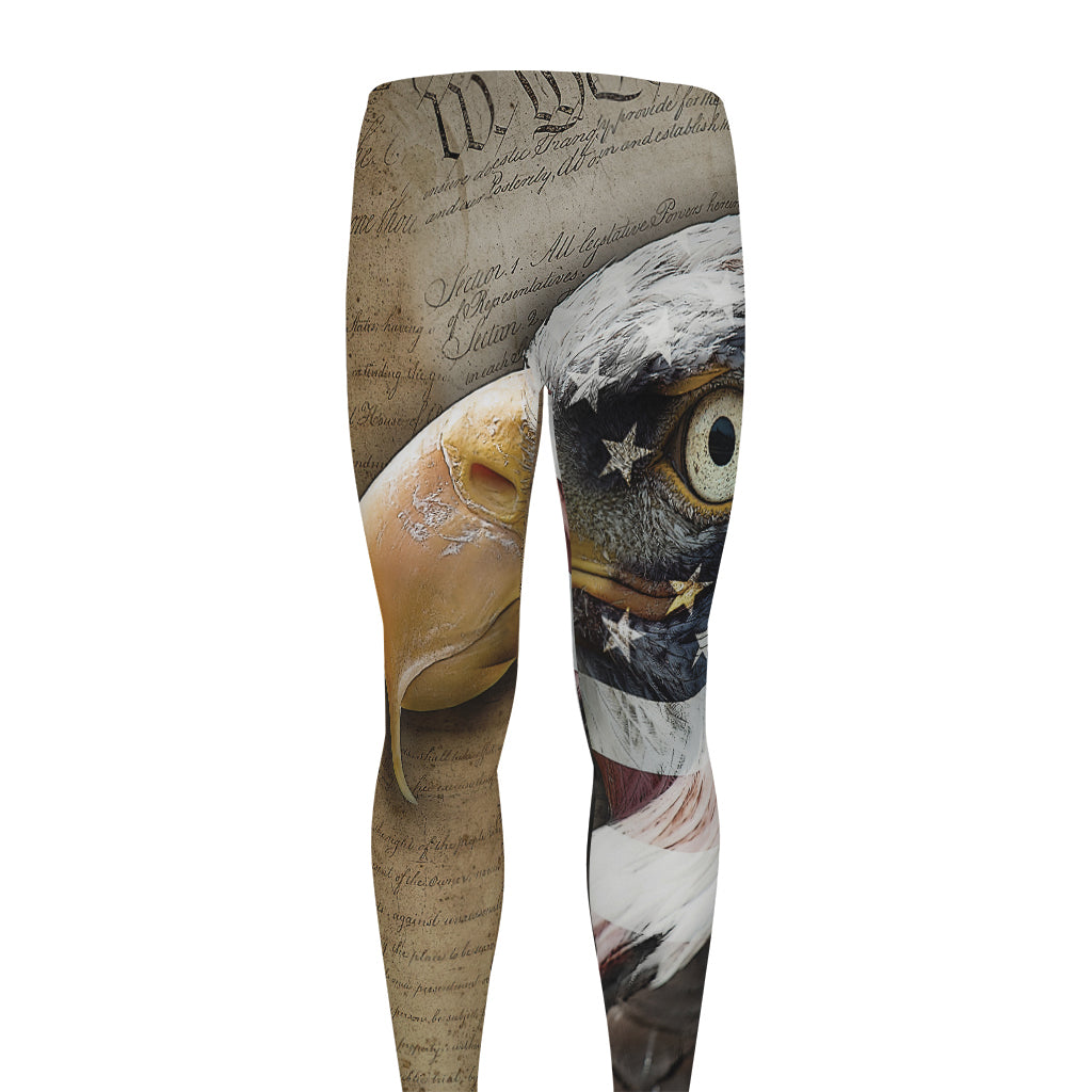 American Land Of Liberty Print Men's leggings